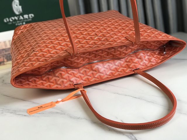 Goyard original canvas artois mm handbag GY0130 orange