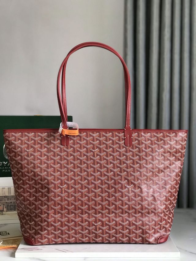 Goyard original canvas artois mm handbag GY0130 red