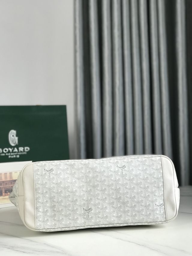 Goyard original canvas artois mm handbag GY0130 white