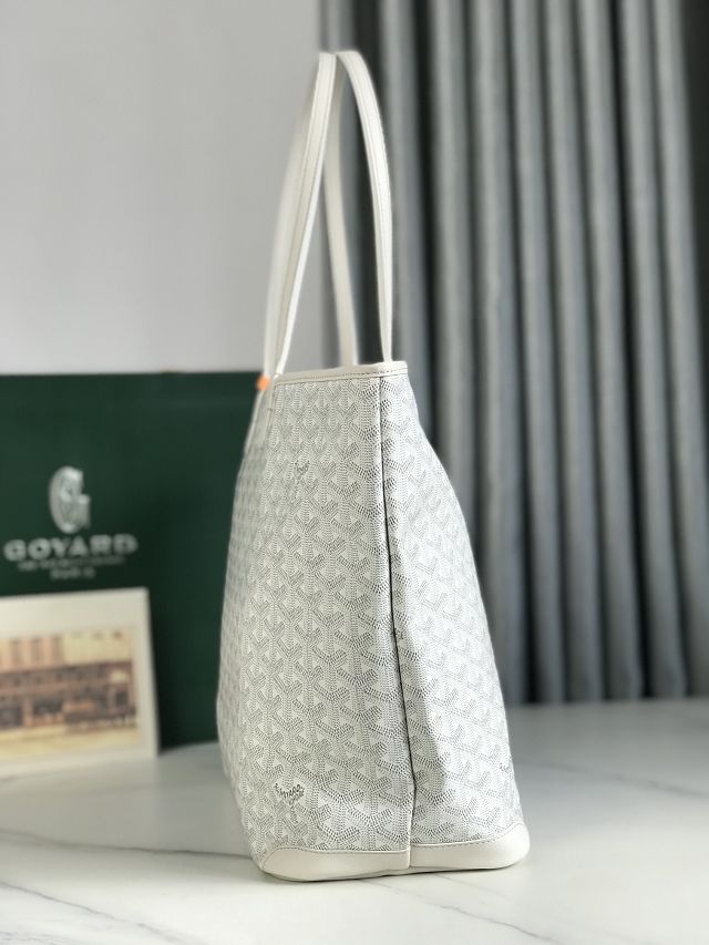 Goyard original canvas artois mm handbag GY0130 white