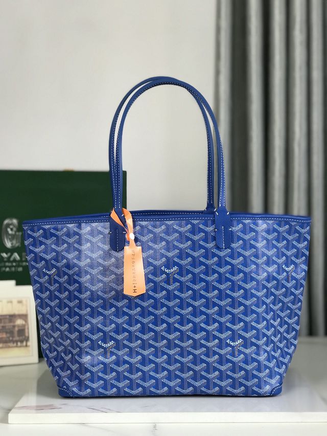 Goyard original canvas artois pm handbag GY0128 blue