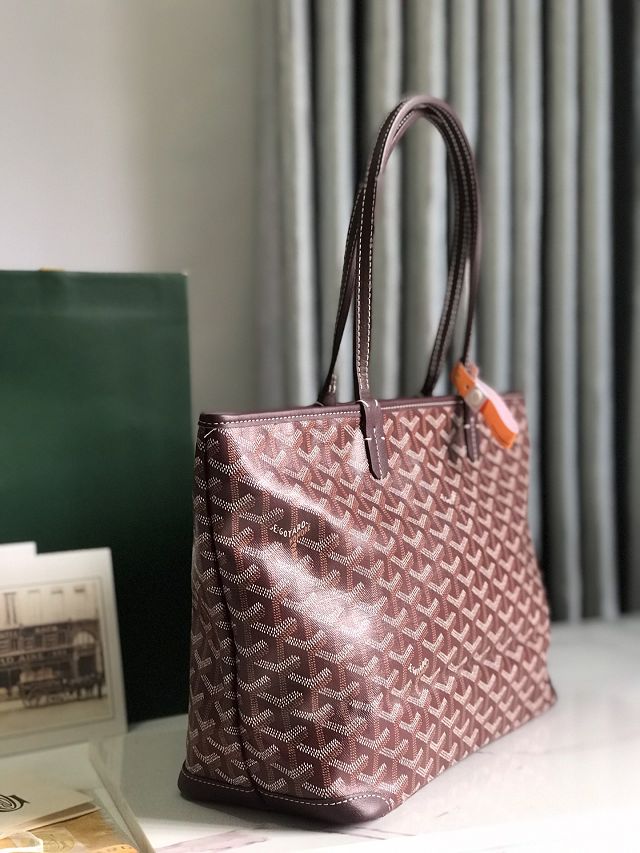 Goyard original canvas artois pm handbag GY0128 bordeaux