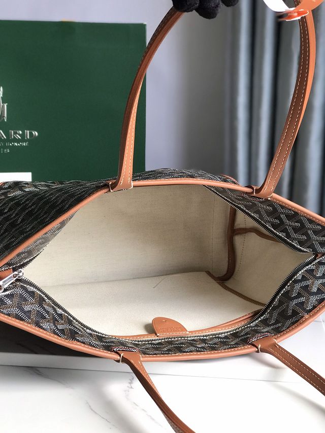 Goyard original canvas artois pm handbag GY0128 brown