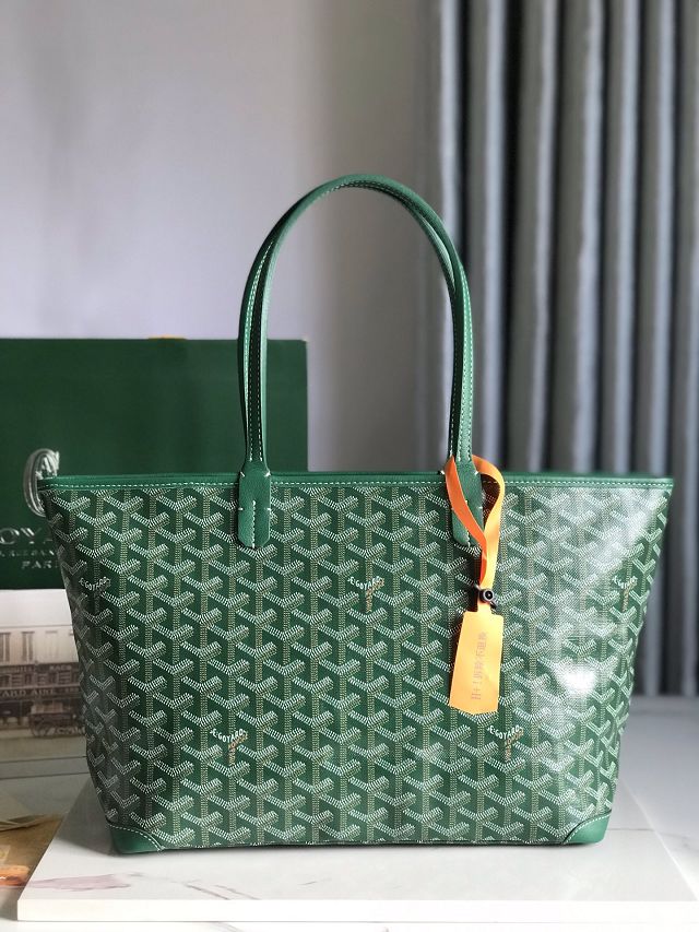 Goyard original canvas artois pm handbag GY0128 green