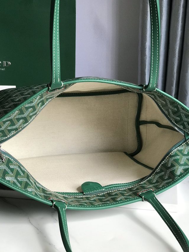Goyard original canvas artois pm handbag GY0128 green