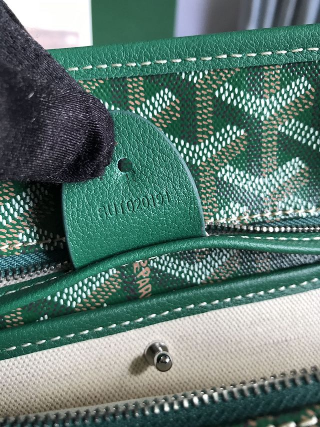 Goyard original canvas artois pm handbag GY0128 green