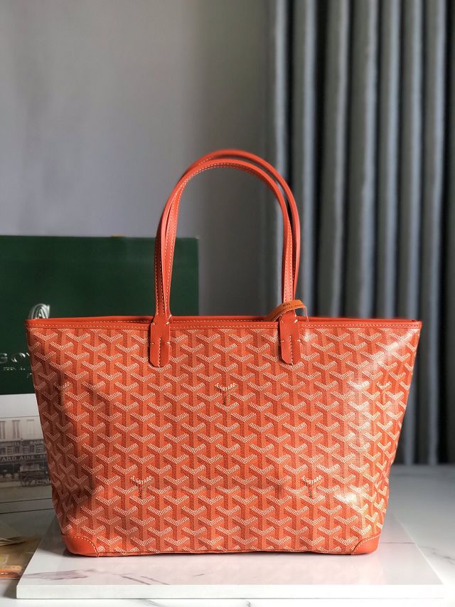 Goyard original canvas artois pm handbag GY0128 orange
