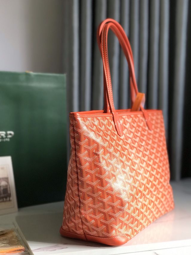 Goyard original canvas artois pm handbag GY0128 orange