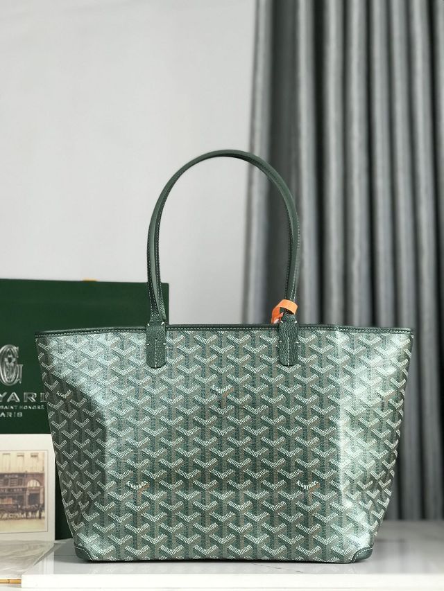 Goyard original canvas artois pm handbag GY0128 pearly green