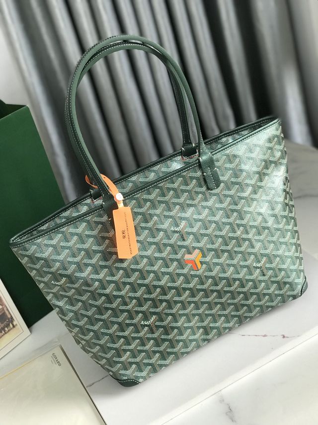 Goyard original canvas artois pm handbag GY0128 pearly green