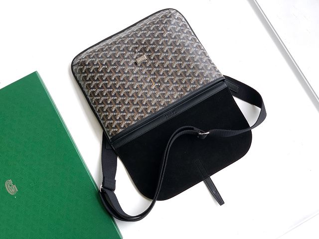 Goyard original canvas coursier messenger bag GY0126 black