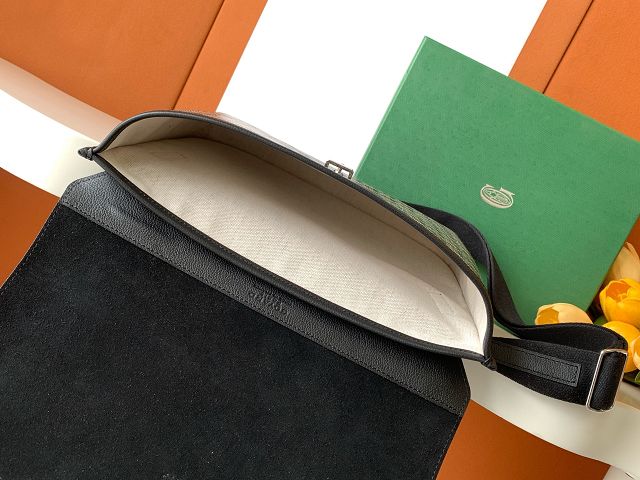 Goyard original canvas coursier messenger bag GY0126 black
