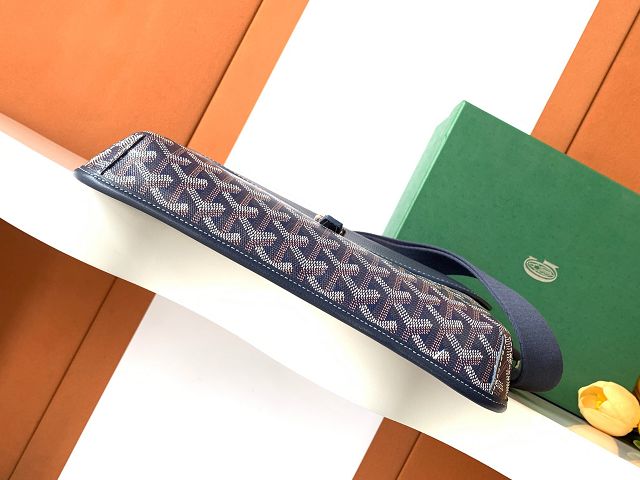 Goyard original canvas coursier messenger bag GY0126 dark blue