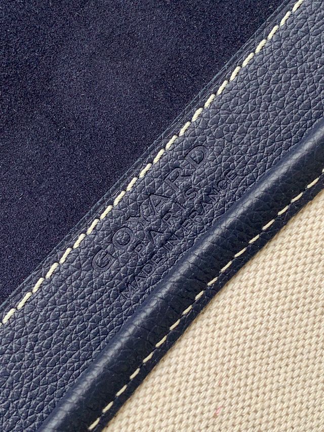 Goyard original canvas coursier messenger bag GY0126 dark blue