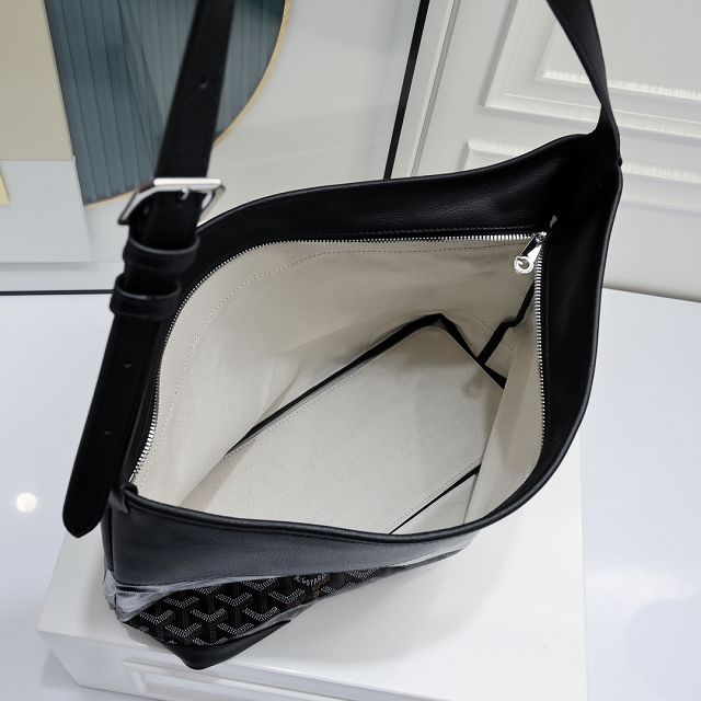Goyard original canvas mecica hob bag GY0110 black