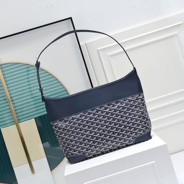 Goyard original canvas mecica hob bag GY0110 dark blue