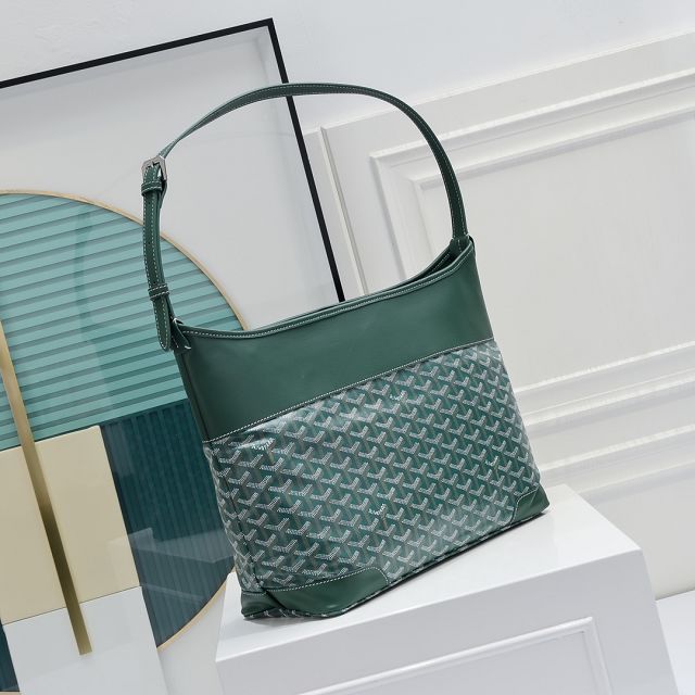 Goyard original canvas mecica hob bag GY0110 green