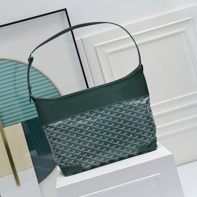 Goyard original canvas mecica hob bag GY0110 green
