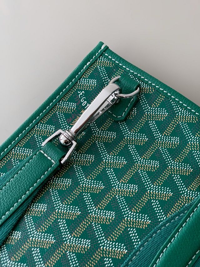 Goyard original canvas morvan document case GY0125 green