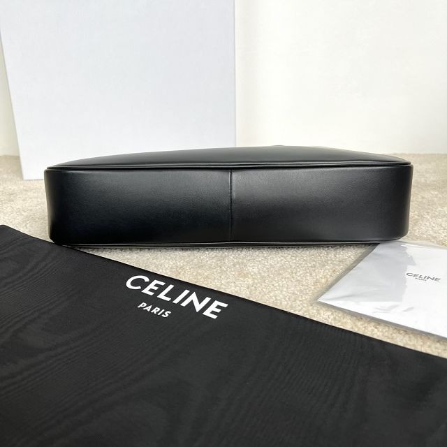 Celine original calfskin medium camille 16 soft bag 119563 black