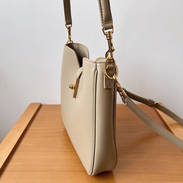 Celine original calfskin small camille 16 soft bag 120693 ivory