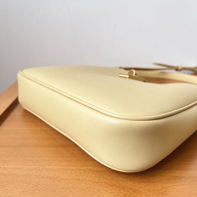 Celine original calfskin small camille 16 soft bag 120693 light yellow