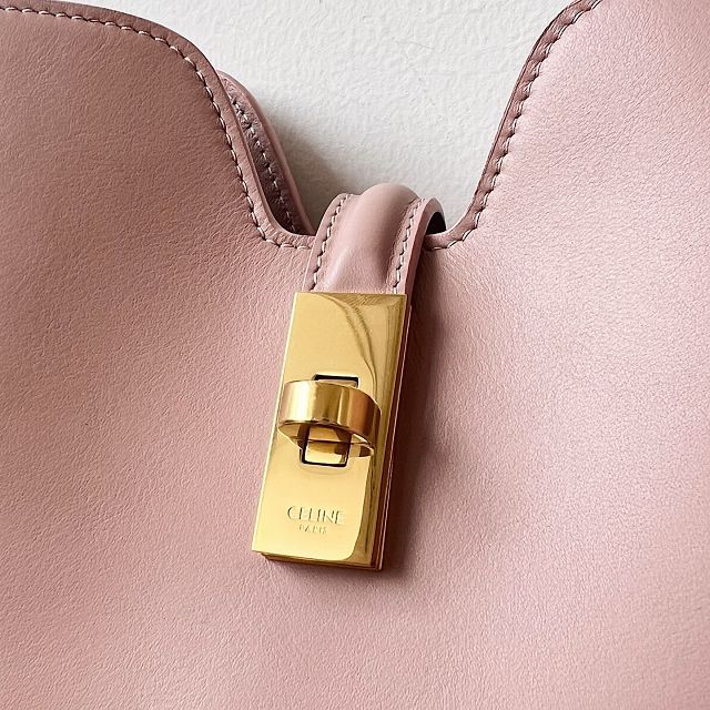 Celine original calfskin small camille 16 soft bag 120693 pink