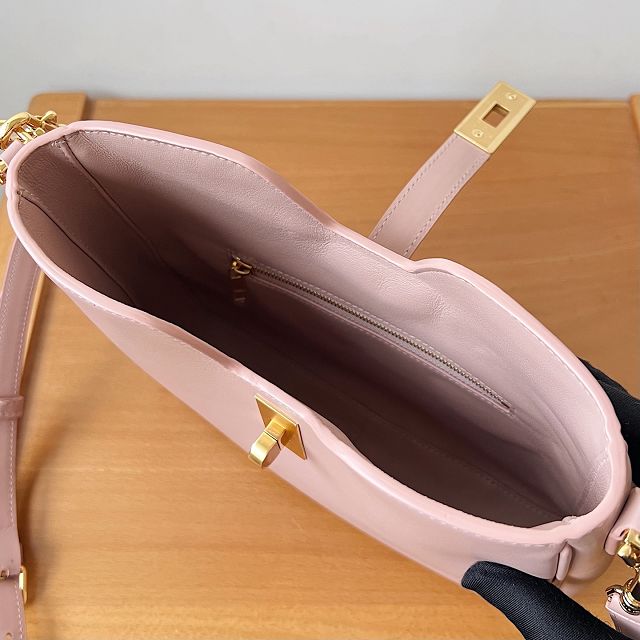 Celine original calfskin small camille 16 soft bag 120693 pink