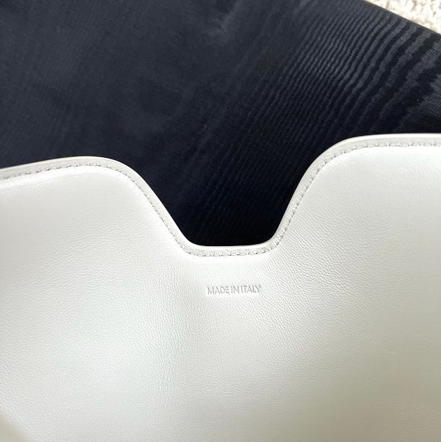 Celine original calfskin small camille 16 soft bag 120693 white