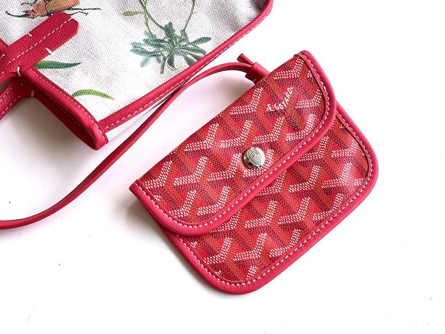 Goyard original canvas anjou mini bag GY0131 fuchsia