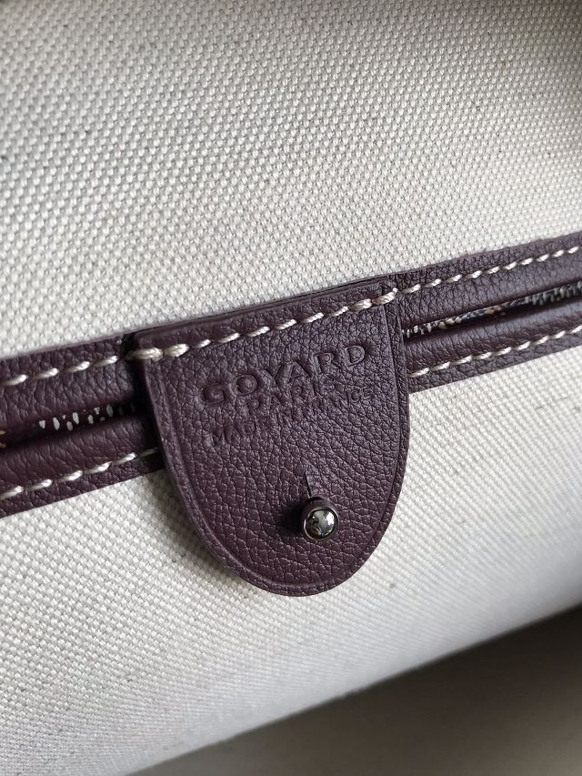 Goyard original canvas artois mm handbag GY0130 bordeaux