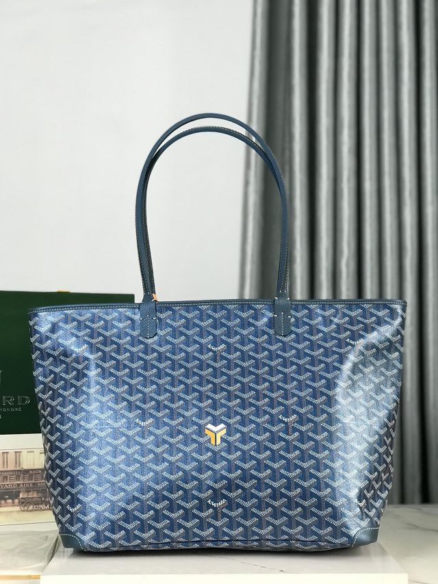 Goyard original canvas artois mm handbag GY0130 pearly blue