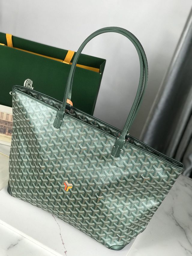 Goyard original canvas artois mm handbag GY0130 pearly green