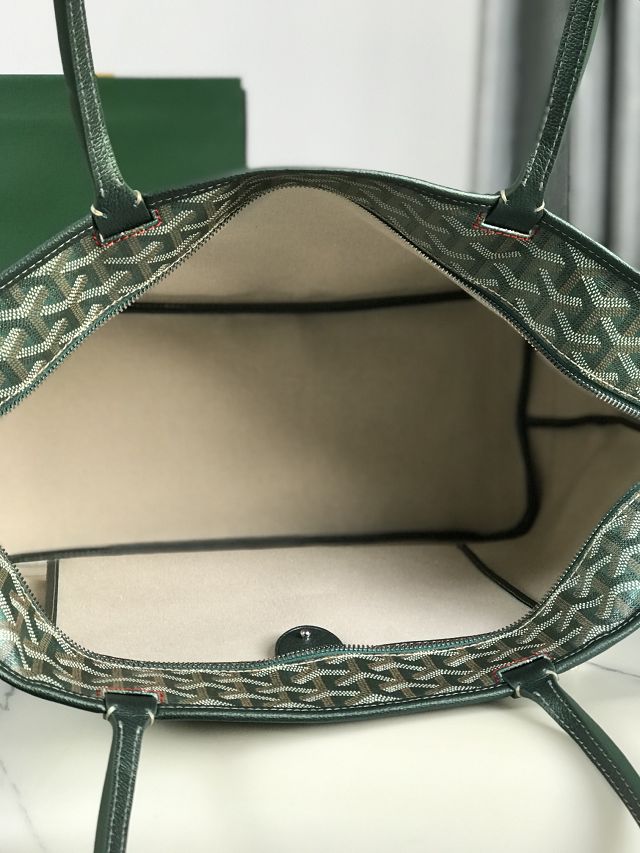 Goyard original canvas artois mm handbag GY0130 pearly green