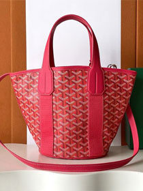 Goyard original canvas belharra small tote bag GY0115 fuchsia
