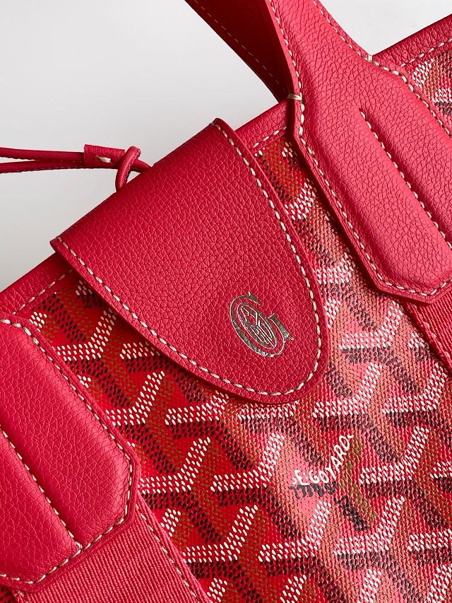 Goyard original canvas belharra small tote bag GY0115 fuchsia