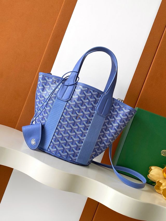 Goyard original canvas belharra small tote bag GY0115 iris