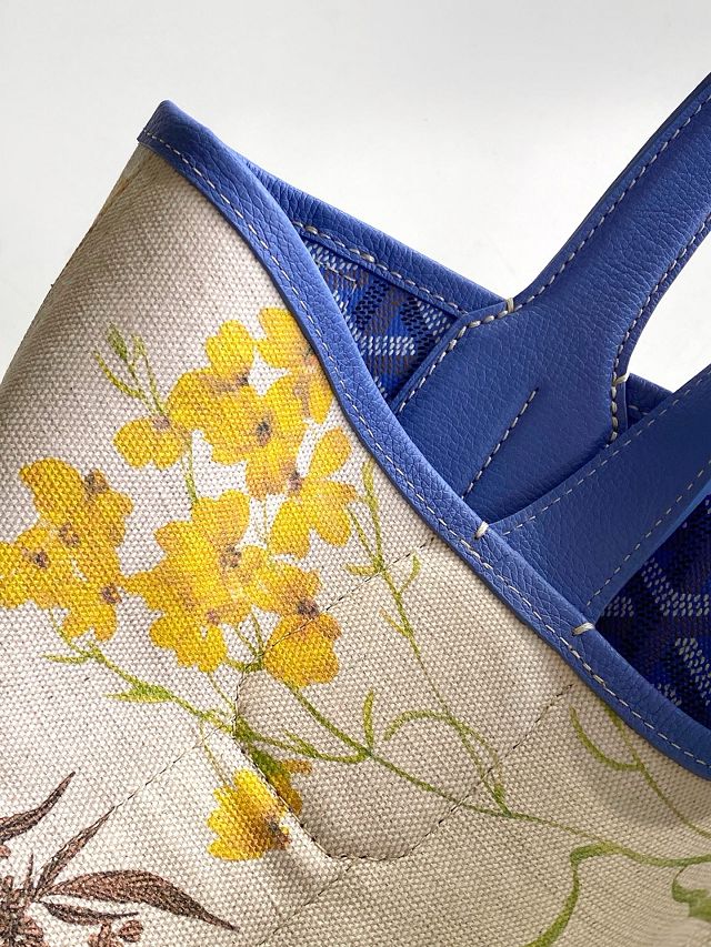 Goyard original canvas belharra small tote bag GY0115 iris