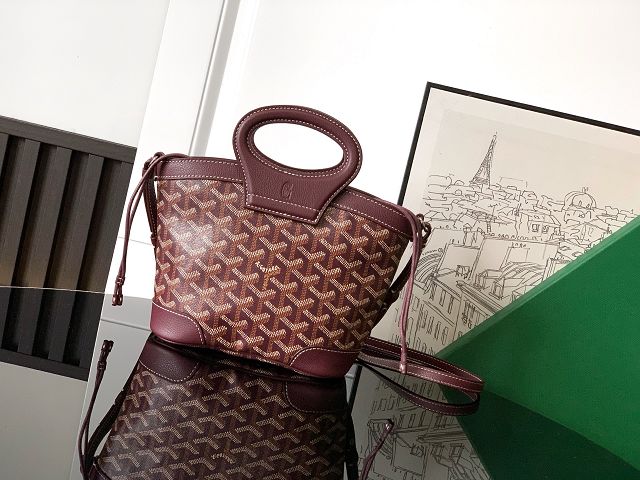 Goyard original canvas beluga mini bag GY0132 bordeaux