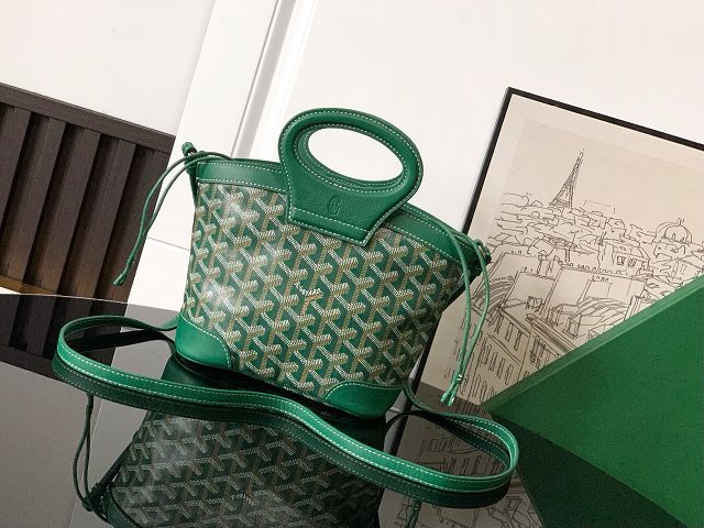 Goyard original canvas beluga mini bag GY0132 green