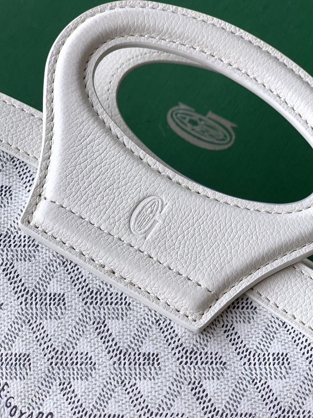 Goyard original canvas beluga mini bag GY0132 white