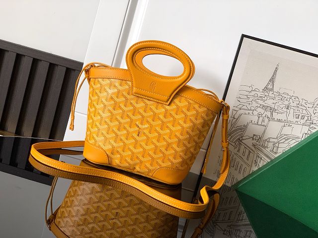 Goyard original canvas beluga mini bag GY0132 yellow