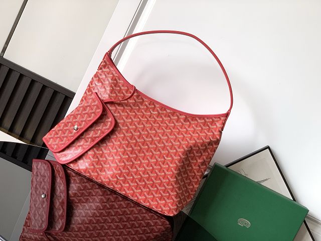 Goyard original canvas boheme hobo bag GY0094 fuchsia