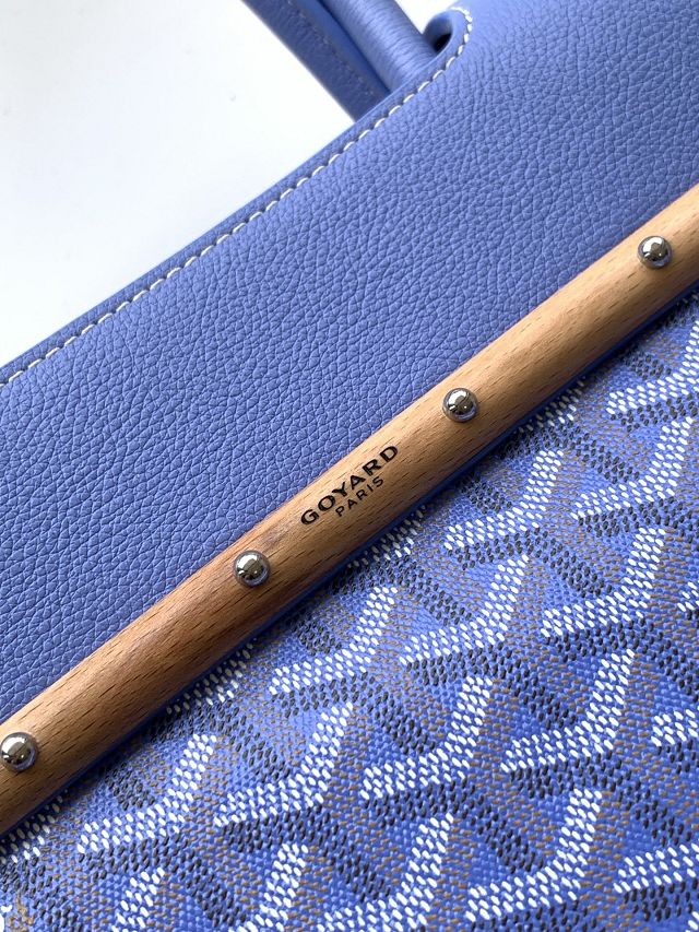 Goyard original canvas saigon tote bag GY0106 iris