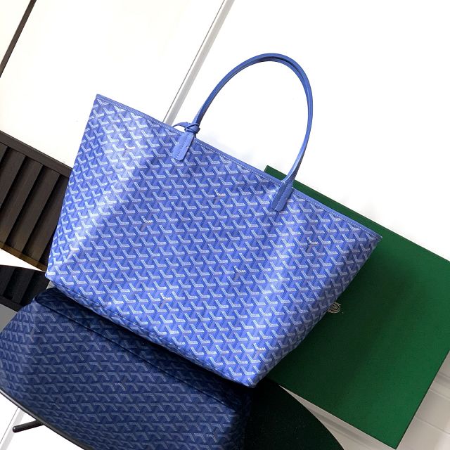 Goyard original canvas saint louis GM bag GY0083 iris