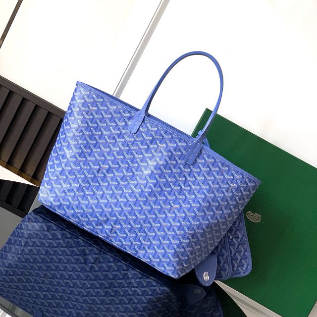 Goyard original canvas saint louis PM bag GY0082 iris