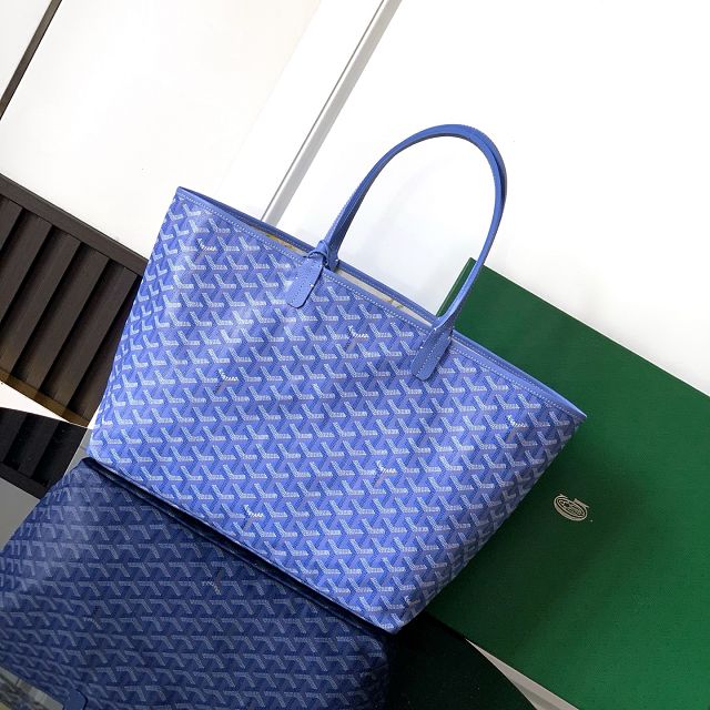 Goyard original canvas saint louis PM bag GY0082 iris