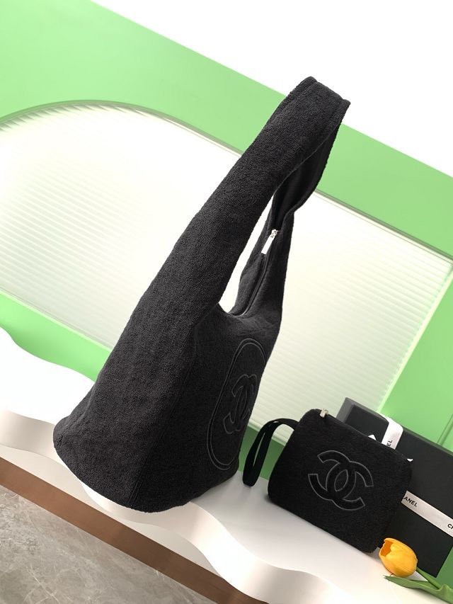 CC original cotton coco beach tote bag AS7566 black