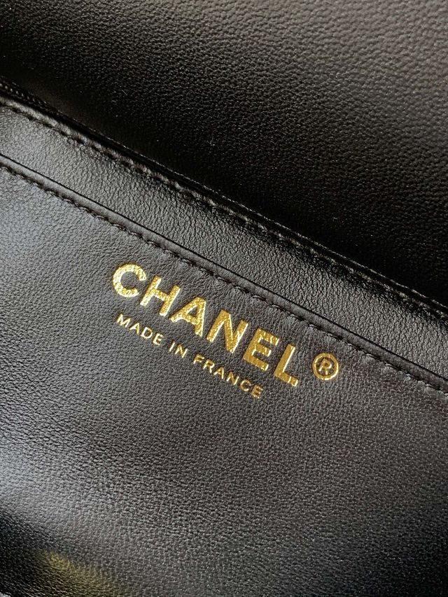 CC original tweed mini flap bag A69900 black&white