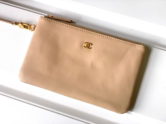 CC original calfskin small shopping bag AS3257 apricot